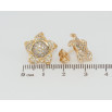 Сережки Xuping Позолота 18K пусети Декоративна квітка з інкрустацією цирконієм фото №2 Сережки Xuping Позолота 18K пусети Декоративна квітка з інкрустацією цирконієм фото №2