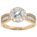 Кольцо Xuping Позолота 18K Кристалл в обрамлении циркония фото №1 Кольцо Xuping Позолота 18K Кристалл в обрамлении циркония фото №1