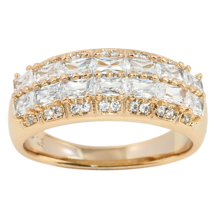 Кольцо Xuping Позолота 18K Инкрустация цирконием фото №14 Кольцо Xuping Позолота 18K Инкрустация цирконием фото №14