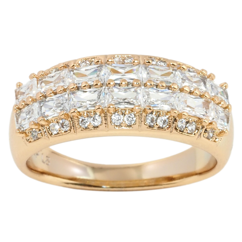 Каблучка Xuping Позолота 18K Інкрустація цирконієм фото №1