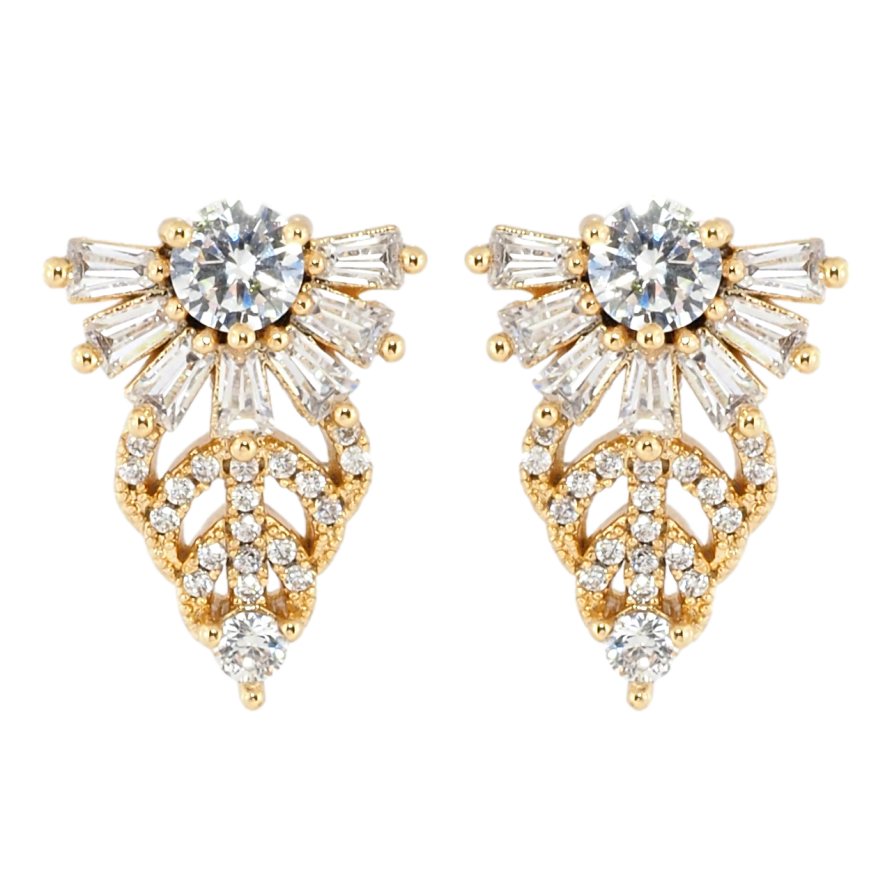 Серьги Xuping Позолота 18K пусеты Живописность фото №1 Серьги Xuping Позолота 18K пусеты Живописность фото №1