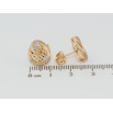 Сережки Xuping Позолота 18K пусети Єдинство фото №2 Сережки Xuping Позолота 18K пусети Єдинство фото №2