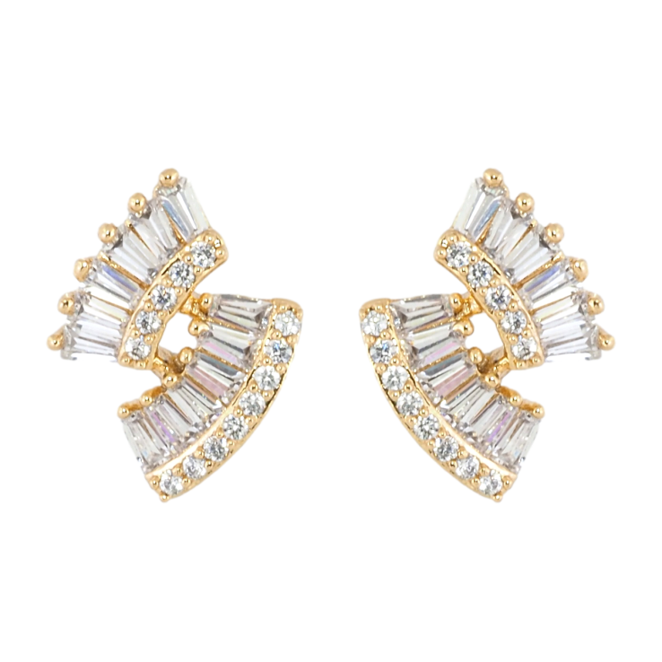 Серьги Xuping Позолота 18K пусеты Кристальная феерия фото №23 Серьги Xuping Позолота 18K пусеты Кристальная феерия фото №23