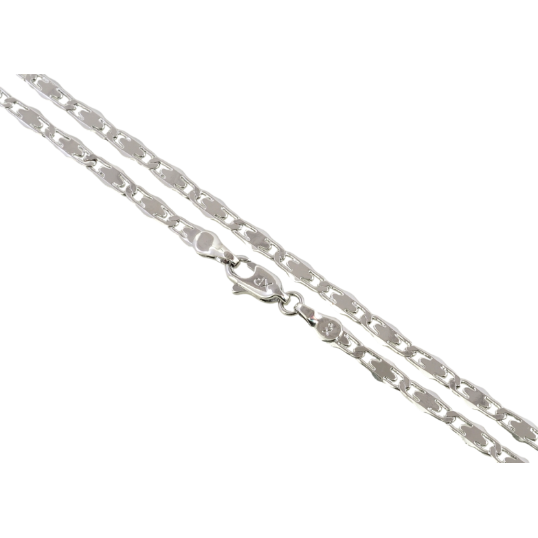 Цепочка Xuping Родий Плетение Фантазийное длина 45см х 3мм фото №1