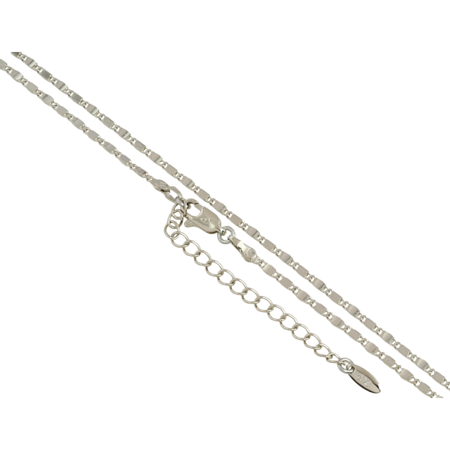 Ланцюжок Xuping Родій Плетіння Морський ланцюг довжина з доп.ланцюжком 45-50см х 2мм фото №1