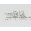 Сережки Xuping Родій англійський замок Квіточки з цирконієм фото №2