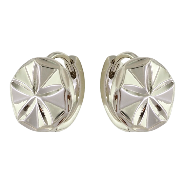 Серьги Xuping Родий колечки Декоративный узор фото №1 Серьги Xuping Родий колечки Декоративный узор фото №1