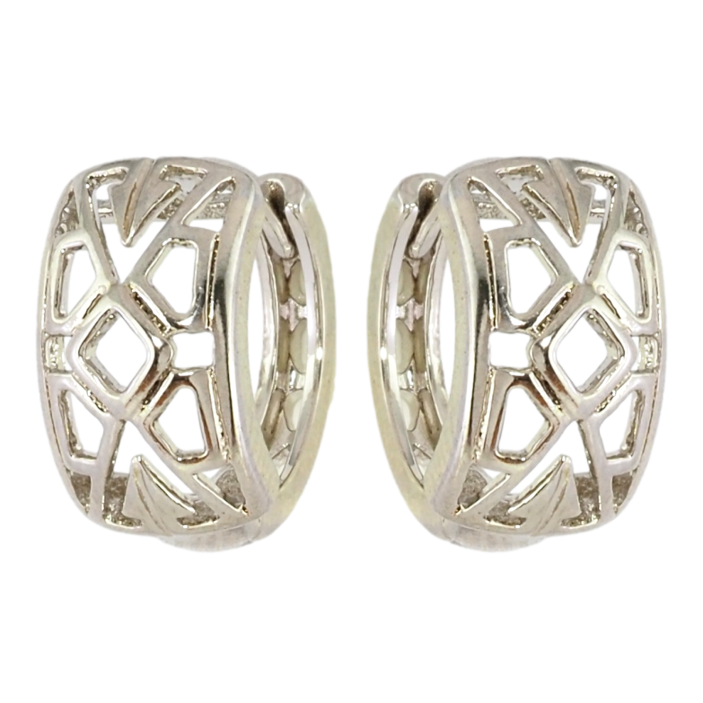 Сережки Xuping Родій колечка Різьблений візерунок фото №1