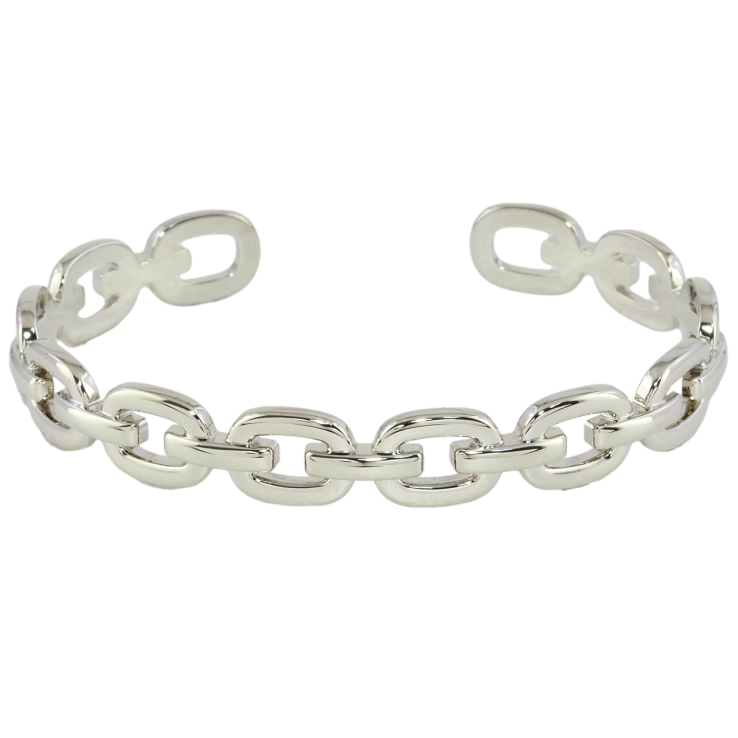 Браслет Xuping Родий Узор цепочка ø 6см фото №4