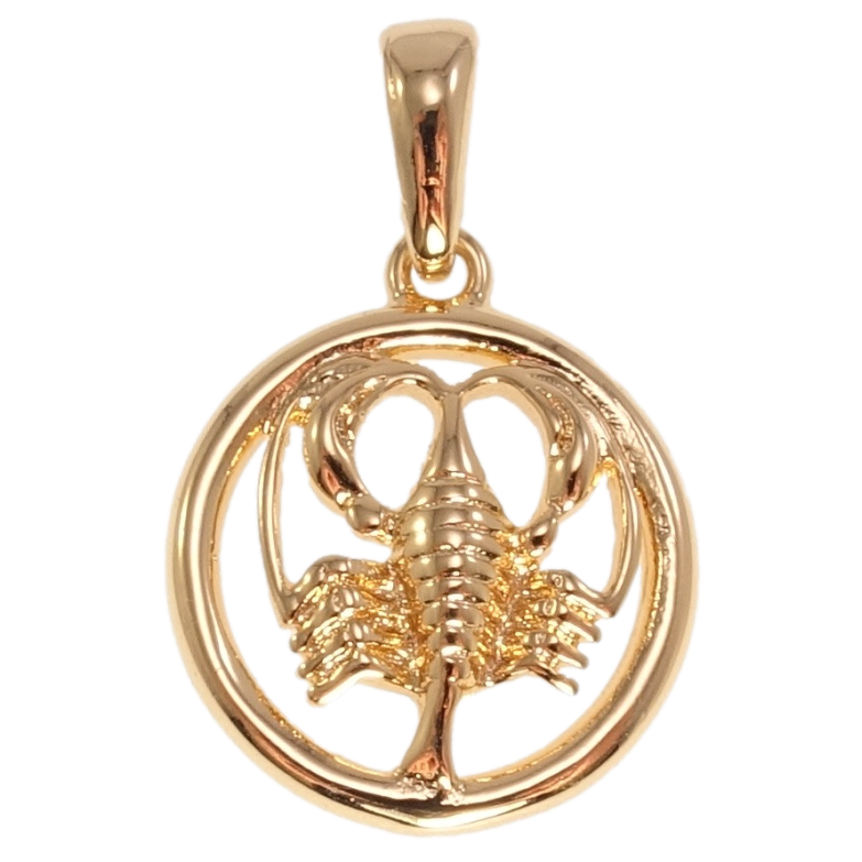 Кулон Fallon Позолота 18K Знак Зодиака Рак фото №1