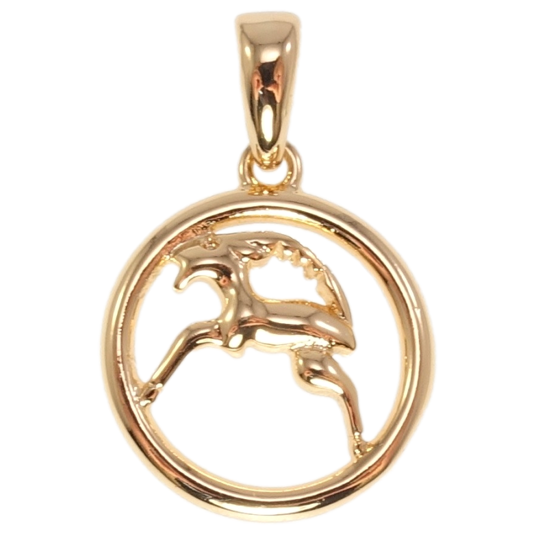 Кулон Fallon Позолота 18K Знак Зодиака Козерог фото №1