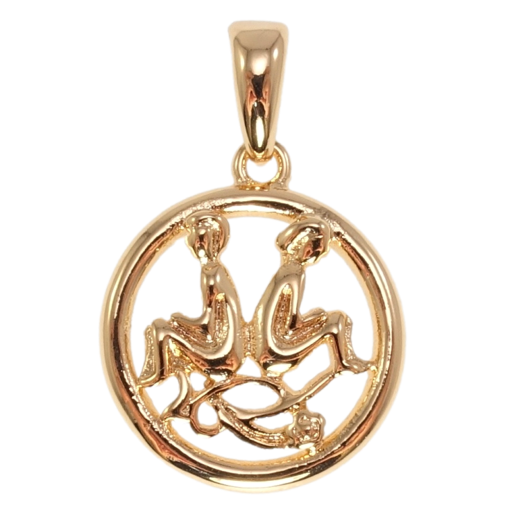 Кулон Fallon Позолота 18K Знак Зодіаку Близнюки фото №15