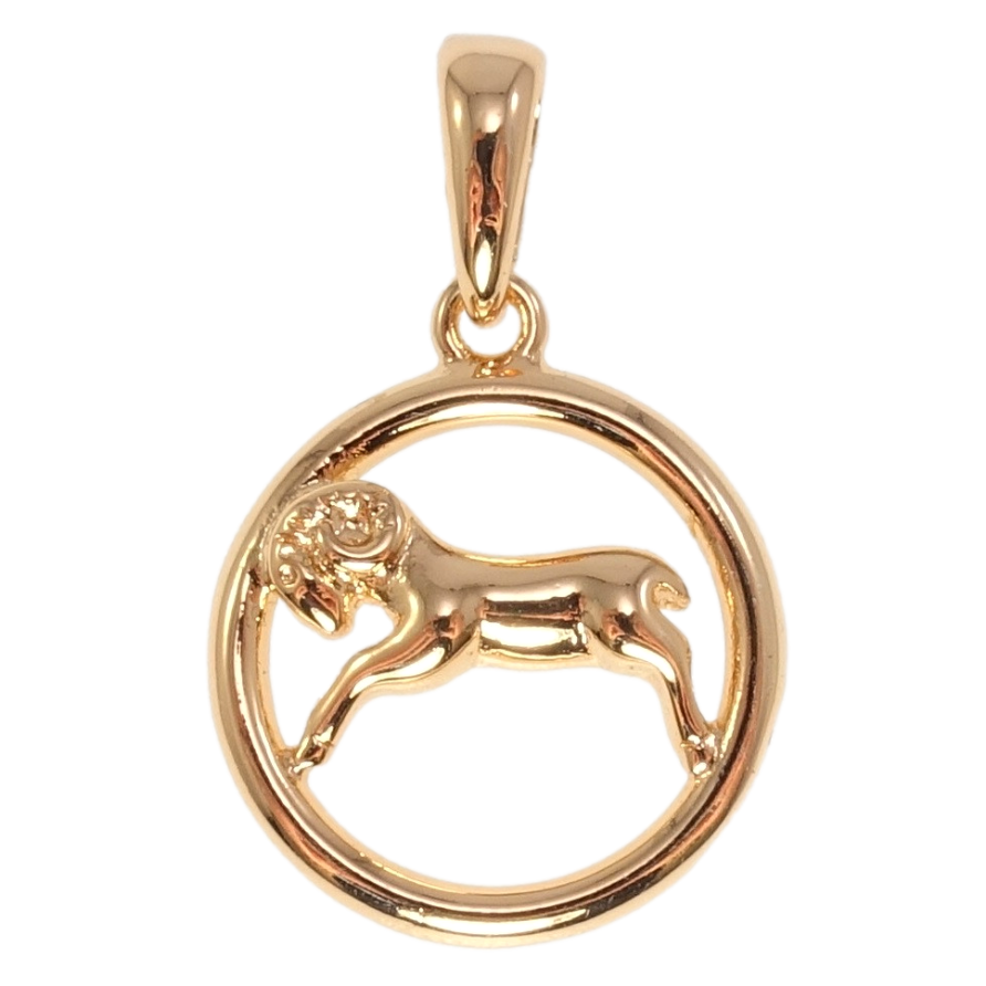 Кулон Fallon Позолота 18K Знак Зодіаку Овен фото №1