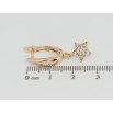 Серьги Xuping Позолота 18K английский замок Звезды с цирконием фото №2