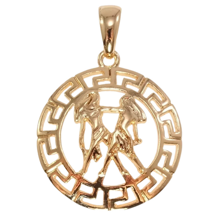 Кулон Fallon Позолота 18K Знак Зодіаку Близнюки фото №22