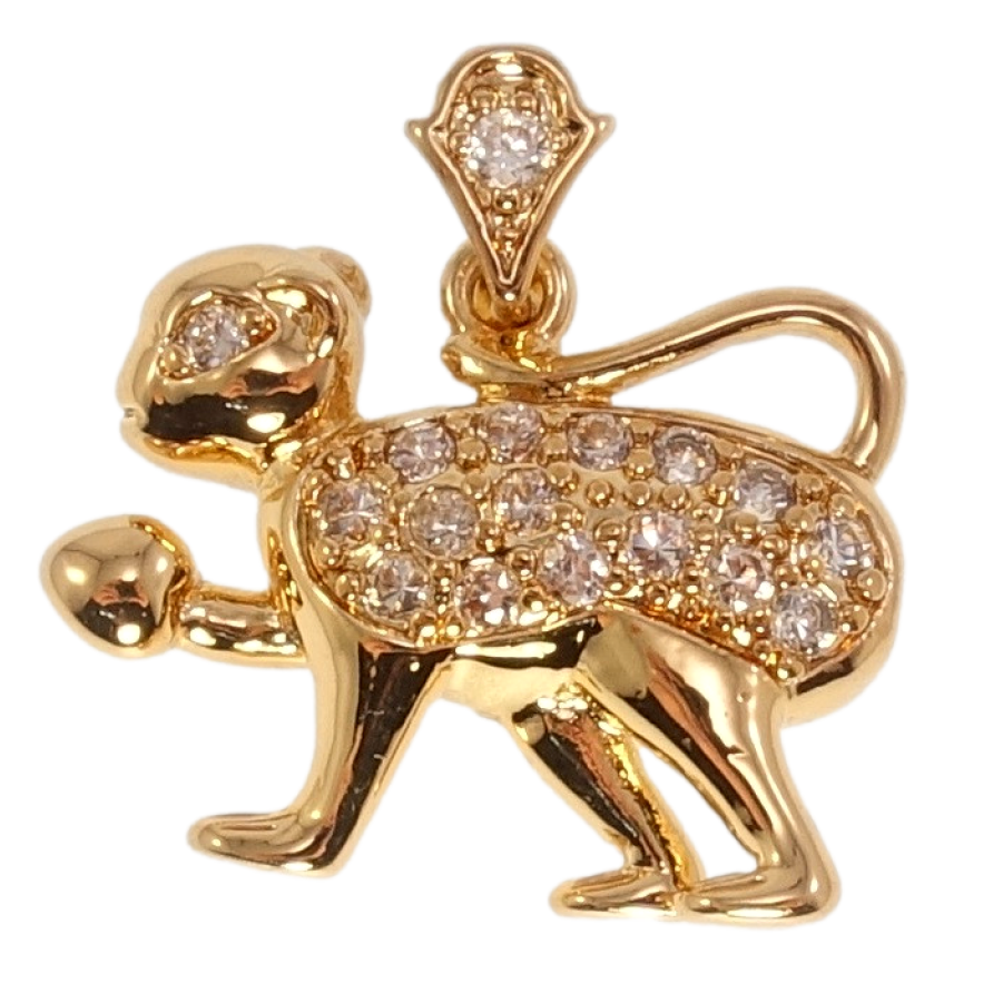 Кулон Fallon Позолота 18K Обезьянка фото №1 Кулон Fallon Позолота 18K Обезьянка фото №1