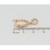 Серьги Xuping Позолота 18K английский замок Кристальные подвески фото №2 Серьги Xuping Позолота 18K английский замок Кристальные подвески фото №2