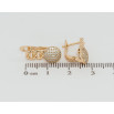 Серьги Xuping Позолота 18K английский замок Узор с инкрустацией цирконием фото №2 Серьги Xuping Позолота 18K английский замок Узор с инкрустацией цирконием фото №2