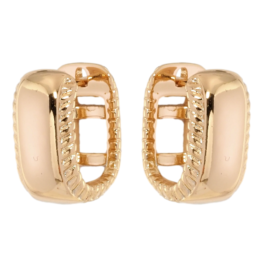 Серьги Xuping Позолота 18K английский замок Декоративный узор фото №1