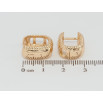 Серьги Xuping Позолота 18K английский замок Декоративный узор фото №2