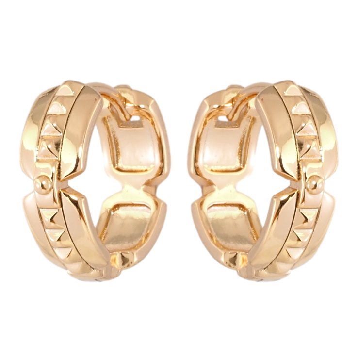 Серьги Xuping Позолота 18K колечки Декоративный узор фото №19 Серьги Xuping Позолота 18K колечки Декоративный узор фото №19