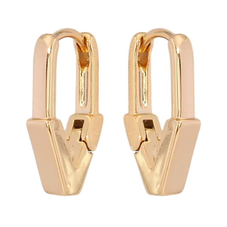 Серьги Xuping Позолота 18K колечки Декоративные фото №1 Серьги Xuping Позолота 18K колечки Декоративные фото №1