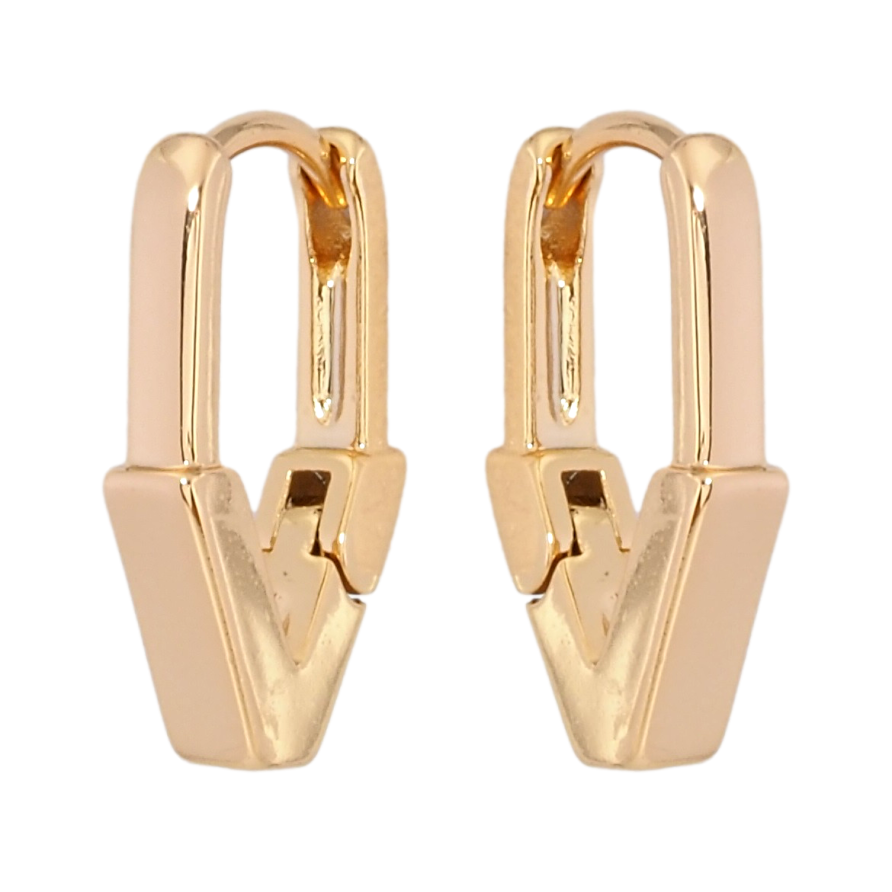 Серьги Xuping Позолота 18K колечки Декоративные фото №1 Серьги Xuping Позолота 18K колечки Декоративные фото №1