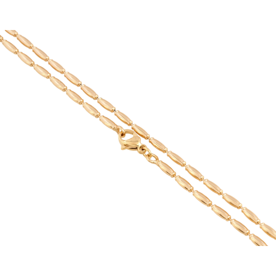 Цепочка Xuping Позолота 18K Плетение Бочонки длина 50см х 2мм фото №1