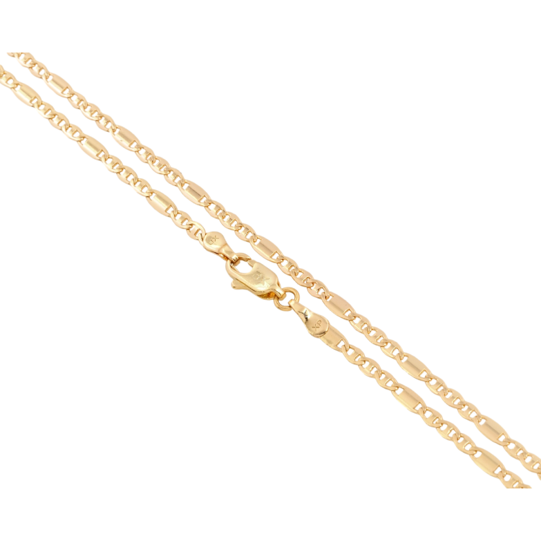 Цепочка Xuping Позолота 18K Плетение Морская цепь длина 45см х 2.5мм фото №1