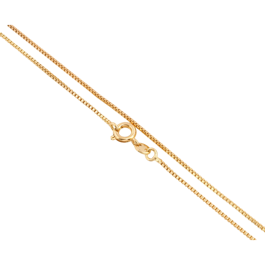 Цепочка Xuping Позолота 18K Плетение Венецианское длина 51см х 1мм фото №1