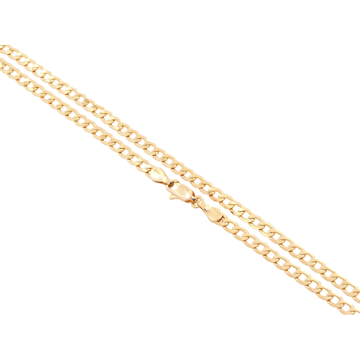 Ланцюжок Xuping Позолота 18K Плетіння Панцирне довжина 44см х 4мм фото №16