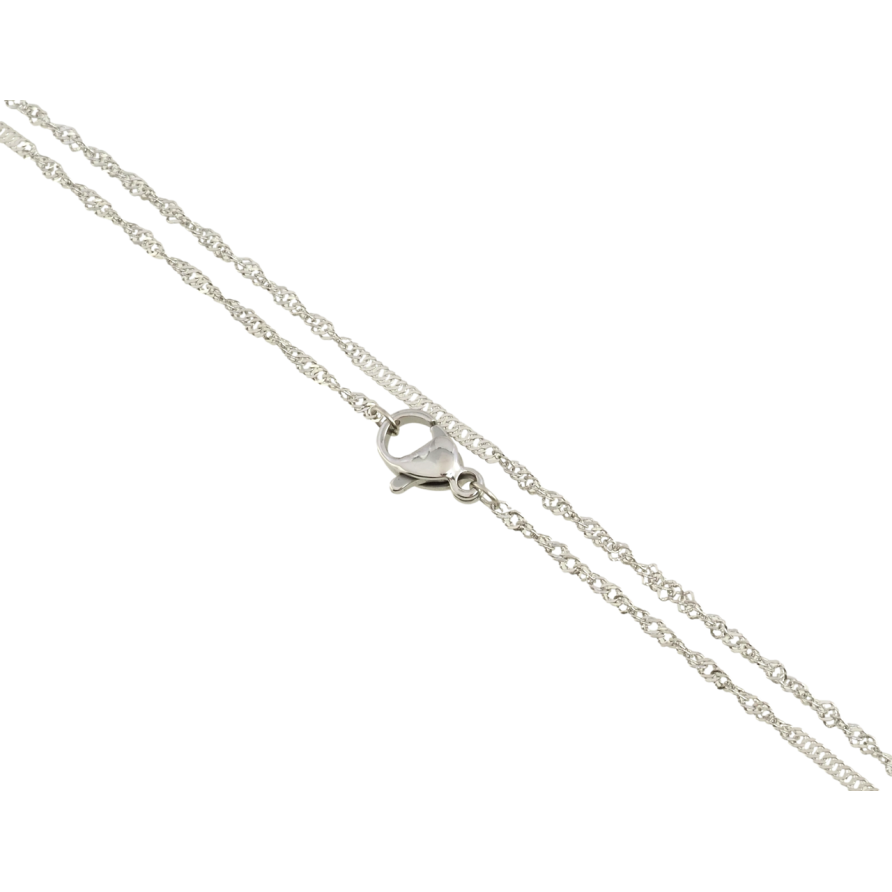 Цепочка Xuping ТТМ Stainless Steel цвет Родий Плетение Комбинированное длина 45см х 1.5мм фото №1