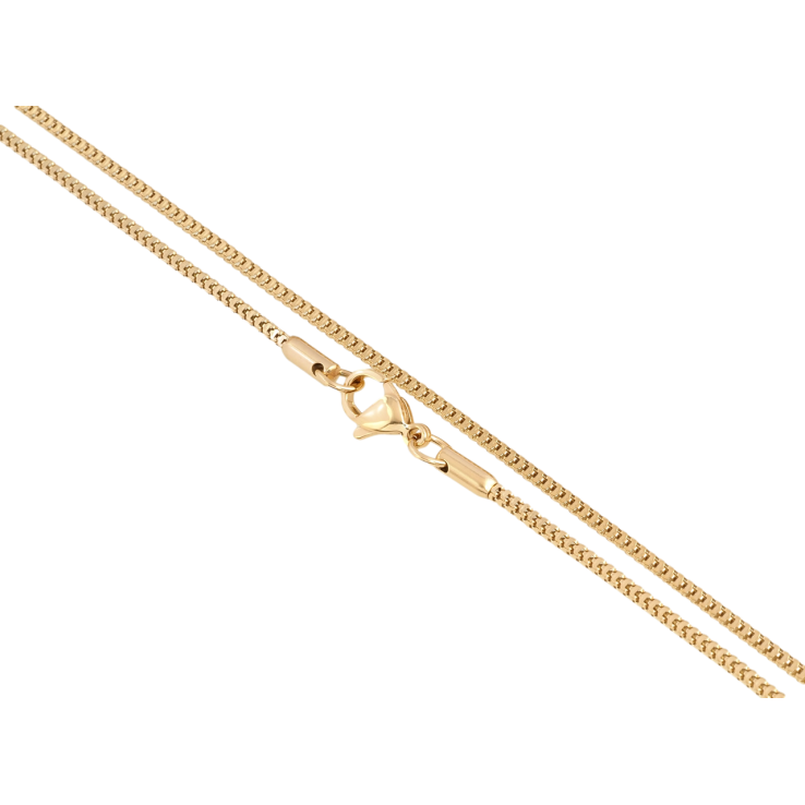 Цепочка Xuping ТТМ Stainless Steel цвет 18K Плетение Фантазийное длина 47см х 2мм фото №3 Цепочка Xuping ТТМ Stainless Steel цвет 18K Плетение Фантазийное длина 47см х 2мм фото №3