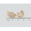 Серьги Xuping Позолота 18K английский замок Фигурный узор с цирконием фото №2