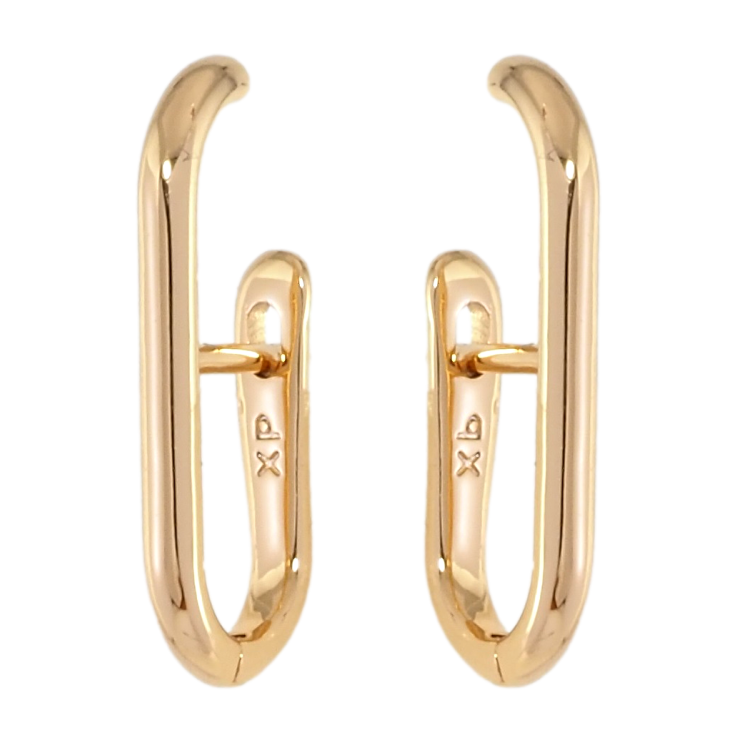 Серьги Xuping Позолота 18K английский замок Дуги фото №4 Серьги Xuping Позолота 18K английский замок Дуги фото №4