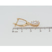 Серьги Xuping Позолота 18K английский замок Кристальные подвески фото №2