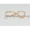 Сережки Xuping Позолота 18K колечка Декоративні фото №2