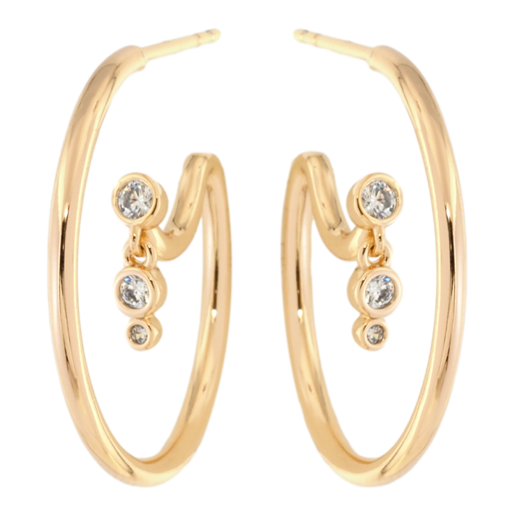 Сережки Xuping Позолота 18K пусети Декоративні дуги фото №14 Сережки Xuping Позолота 18K пусети Декоративні дуги фото №14