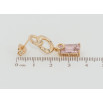 Серьги Xuping Позолота 18K пусеты Подвески с розовыми фианитами фото №2 Серьги Xuping Позолота 18K пусеты Подвески с розовыми фианитами фото №2