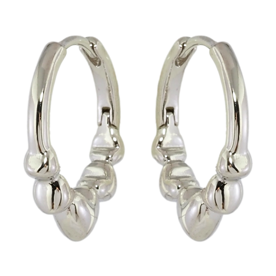 Сережки Xuping Родій колечка Візерунок із сердець фото №1