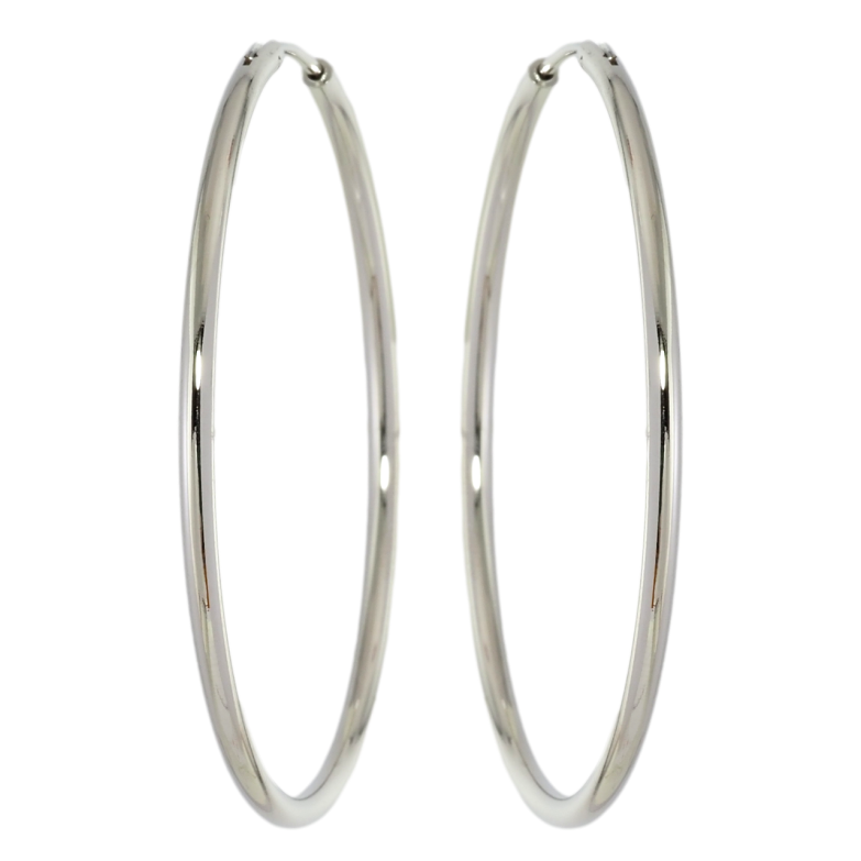 Сережки Xuping Родій кільця (конго) Класика ø 5см фото №1