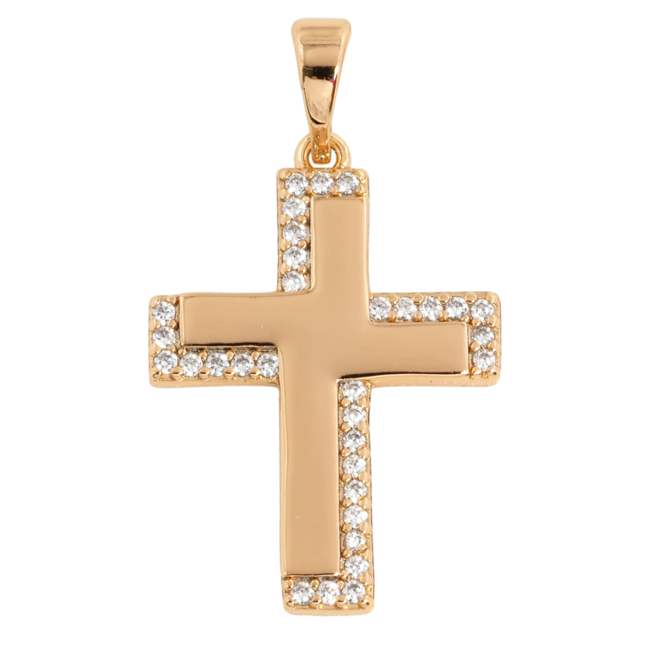 Кулон Xuping Позолота 18K Крест с цирконием для цепочки до 5мм фото №18 Кулон Xuping Позолота 18K Крест с цирконием для цепочки до 5мм фото №18