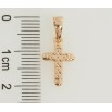 Кулон Xuping Позолота 18K Хрест із візерунком для ланцюжка до 5мм фото №2