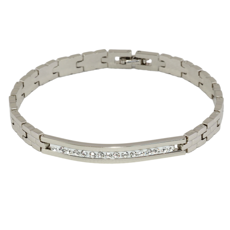 Браслет Xuping Родий Часики размер 19.5см х 6мм фото №19 Браслет Xuping Родий Часики размер 19.5см х 6мм фото №19