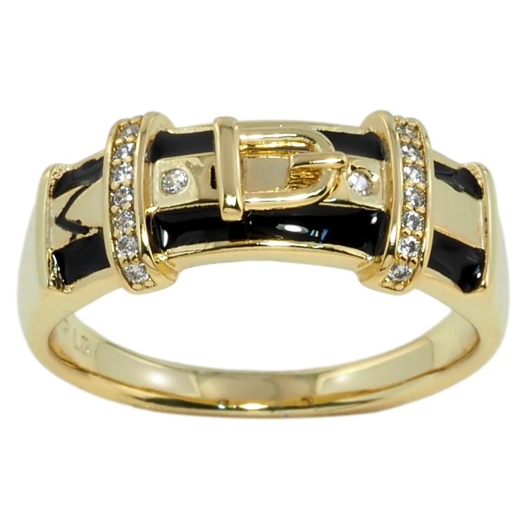 Каблучка Xuping Позолота 14K Ремінець фото №10