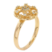 Кольцо Xuping Позолота 18K Снежинка с цирконием фото №2 Кольцо Xuping Позолота 18K Снежинка с цирконием фото №2