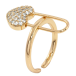 Кольцо Xuping Позолота 18K Съёмная булавка сердечко фото №2 Кольцо Xuping Позолота 18K Съёмная булавка сердечко фото №2