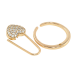 Кольцо Xuping Позолота 18K Съёмная булавка сердечко фото №3 Кольцо Xuping Позолота 18K Съёмная булавка сердечко фото №3
