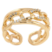 Кольцо Xuping Позолота 18K Узор цепочка с цирконием фото №1 Кольцо Xuping Позолота 18K Узор цепочка с цирконием фото №1
