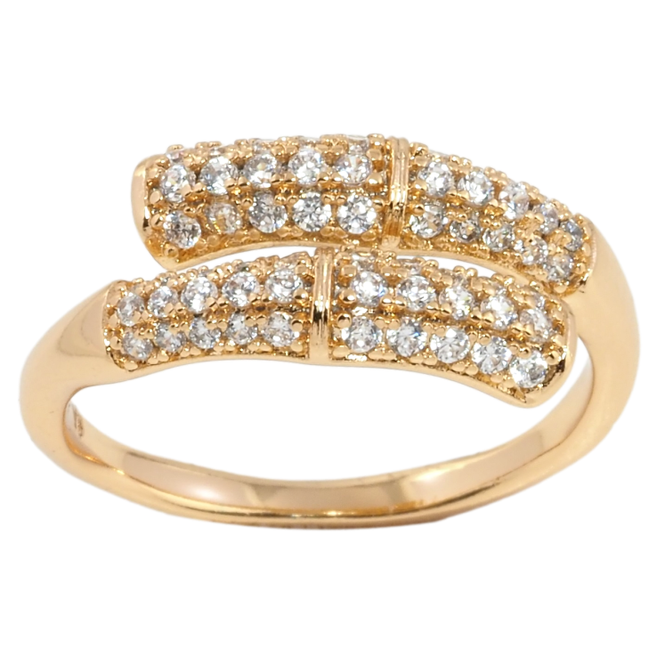 Каблучка Xuping Позолота 18K Інкрустація цирконієм фото №14